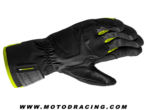 SPIDI Alu-Pro Evo Gloves Black / Flo Yellow rear